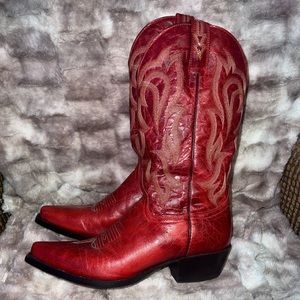 shyanne red cowboys boots